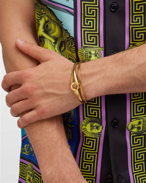 men's bracelets versace|versace pendant men's.